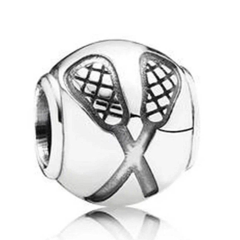 AUTHENTIC PANDORA Lacrosse Charm 791271 (retired)